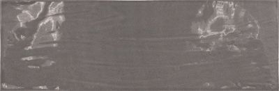 Настенная плитка Equipe 21548 Country 40x13.2 графит глянцевая моноколор