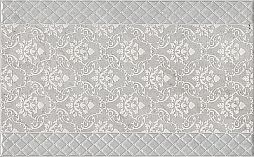 Декор Kerama Marazzi AZ\A053\6424 Мотиво 40х25 светло-серый глянцевый лаппатированный под мрамор / орнамент / флористику