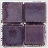 Мозаика Rose Mosaic AJ46+1 Casablanca / Galaxy 31.8x31.8 фиолетовая глянцевая, чип 10x10 квадратный