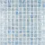 Мозаика Vidrepur 1043742 Titanium № 750 (на сетке) 31.7x31.7 голубая глянцевая / рельефная авантюрин, чип 25x25 квадратный