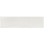 Настенная плитка Decocer С0002999 Florencia Super Blanco 7.5x30 белая глянцевая под кирпич / моноколор