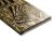 Напольная вставка Роскошная мозаика ВБ 103 6.6x60 Квадрат золотая стеклянная