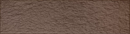 Клинкерная плитка Керамин 10157 Амстердам 4 24.5x6.5 коричневая рельефная моноколор