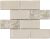 Декоративная плитка NSmosaic RUSTIK PQ73150-08 150х73 бежевая глянцевая узор
