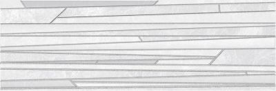 Декоративная плитка Laparet 17-03-01-1187-0 х9999132660 Alcor 60x20 белая глазурованная глянцевая / неполированная под мрамор
