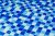 Мозаика Pixel mosaic PIX002 из стекла 30x30 белая / голубая / синяя глянцевая под камень / оттенки цвета, чип 25x25 мм квадратный