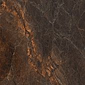 Напольная плитка Italica Tiles Forest Brown Glamour 60x60 коричневая полированная под камень