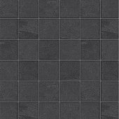 Мозаика Estima Mosaic/LN04_NS/TE04_NS/30x30/5x5 Luna Black 30x30 черная неполированная под цемент, чип 5x5 квадратный