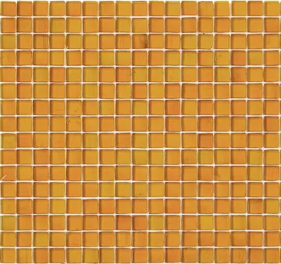 Мозаика Rose Mosaic SJ36 Casablanca / Galaxy 31.8x31.8 оранжевая глянцевая, чип 10x10 квадратный