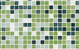 Мозаика Ezarri Растяжка Verde №5 49.5x49.5 зеленая глянцевая
