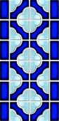 Бордюр NSmosaic PORCELAIN BW0020 150х306 голубой глянцевый