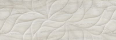 Настенная плитка Eletto Ceramica 508371101 Gala Ivory Struttura 24.2x70 серая матовая с орнаментом