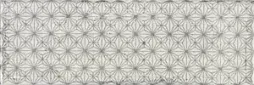 Керамогранит Fabresa Ceramics FBR000007 Arles Silver Decor Mix 10x30 серый глянцевый с орнаментом