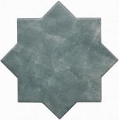 Керамогранит Cevica Becolors Star Lagoon 13.25x13.25 бирюзовый глазурованный матовый моноколор