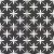 Керамогранит Prissmacer Star Black Pre. 45x45 черно-белый матовый