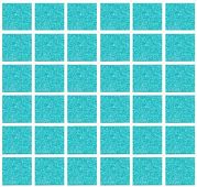 Мозаика ROSE MOSAIC A62 Matrix color 2 (размер чипа 10x10 мм) 31.8x31.8 голубая глянцевая моноколор