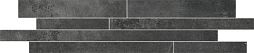 Мозаика Laparet х9999287116 Ferry 69x14.4 графитовая глазурованная под металл в стиле лофт
