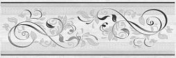 Декоративная плитка Laparet 17-03-06-659 Мармара 60x20 серая глазурованная глянцевая / неполированная под мрамор