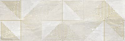 Декоративная плитка Laparet х9999281964 Elpaso 75x25 бежевый глазурованная глянцевая орнамент