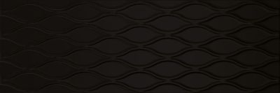 Настенная плитка Sanchis Home 78800861 Chain Black 40x120 черная матовая / рельефная моноколор