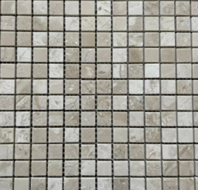 Мозаика Marble Mosaic Square 15x15 Amasya Beige Pol 30.5x30.5 бежевая полированная под камень, чип 15x15 квадратный