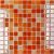 Мозаика Vidrepur 1043433 Lux № 402 (на сетке) 31.7х31.7 красная глянцевая оттенки цвета, чип 25х25 квадратный