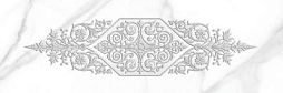 Декоративная плитка Laparet 17-03-00-479-0 Cassiopea 60x20 белая глазурованная глянцевая / неполированная под мрамор