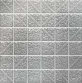 Настенная плитка Kerama Marazzi 21051 Ла-Виллет 30.1x30.1 металл глянцевая мозаика / узоры