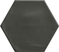Керамогранит Ribesalbes Ceramica PT03147 Geometry Hex Black Matt 17.3x15 черный матовый моноколор
