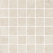 Мозаика Italon 610110001113 Этернум Сноу / Eternum Snow Mosaico 30x30 кремовая натуральная под бетон
