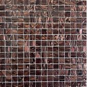 Мозаика Marble Mosaic Square 20x20 Brown Gold 32.7x32.7 коричневый полированный под камень, чип 20x20 квадратный