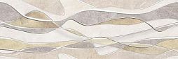 Декоративная плитка ALMA Ceramica DWU12RLT48R Rialto 74x24.6 бежевая волнистая