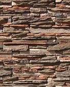Камень искусственный White Hills  132-90 Уорд Хилл 20x10 / 30x10 / 50x10 коричневый / красный рельефный / матовый