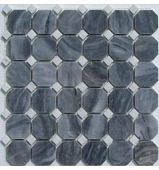 Мозаика FK Marble 30116 Octagon M033+M001-BP 30.5x30.5 черная полированная