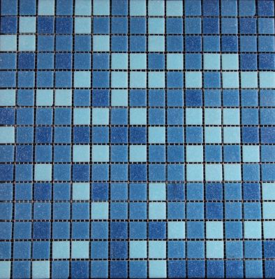 Мозаика Imagine!lab ML42010S 32.7x32.7 голубая / синяя глянцевая под авантюрин