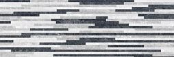 Настенная плитка Laparet 17-10-20-1188 х9999132661 Alcor 60x20 черно-белая глазурованная матовая / неполированная под мозаику / под мрамор
