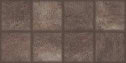 Настенная плитка Azori 507141101 Плитка Idalgo Dark 31.5x63 коричневая глазурованная матовая под камень