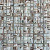 Мозаика Marble Mosaic Square 20x20 White Gold 32.7x32.7 белый / коричневый полированный под камень, чип 20x20 квадратный