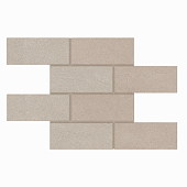 Мозаика Estima Mosaic/LN01_NS/TE01_NS/28,6x35/BricksBig Luna Beige 28.6x35 бежевая неполированная под кирпич, чип прямоугольный