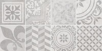 Декоративная плитка Laparet 04-01-1-08-03-06-453-0 х9999123250 Bastion серый 40x20 серая глазурованная матовая / неполированная под бетон в стиле лофт