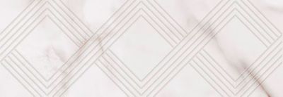 Декоративная плитка Eletto Ceramica 589092001 Grey Portogallo Decor 24.2x70 серая матовая с орнаментом