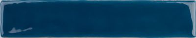 Настенная плитка Amadis 8436552226209 Boston Atlantic 25x5 синяя глазурованная глянцевая моноколор