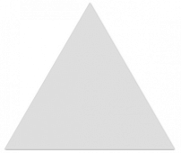 Керамогранит WOW 114035 Floor Tiles Triangle Ice White Matt 20x23 белый глазурованный матовый моноколор
