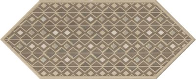 Декоративная плитка Kerama Marazzi HGD/A468/35016 Монтиш 3 14х34 бежевый матовый с орнаментом