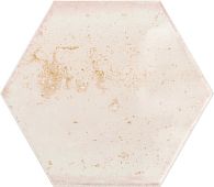 Настенная плитка Ribesalbes Ceramica PT03133 Hope Rose Hex Glossy 17.3x15 розовая глянцевая под камень