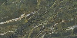 Керамогранит Ariostea UM6L157637 Ultra Marmi VERDE KARZAI Luc Shiny 75x150 зеленый полированный под мрамор