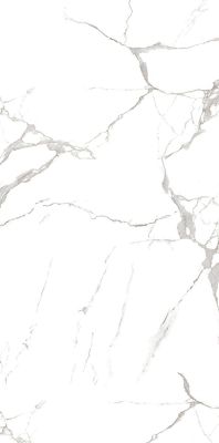 Керамогранит ITC ceramic Twilight White 60x120 белый полированный под камень