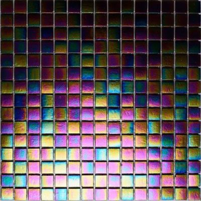 Мозаика ROSE MOSAIC WB48 Rainbow (размер чипа 20x20 мм) 32.7x32.7 микс глянцевая моноколор перламутр