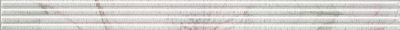 Бордюр карандаш Kerama Marazzi POJ001 Веро 1 3.1x40 серый глянцевый / рельефный с орнаментом / полосы