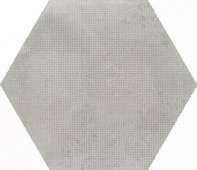 Керамогранит Equipe 23603 Urban Hexagon Melange Silver 25,4х29,2 серый глазурованный матовый под бетон / орнамент (12 вариантов паттерна)